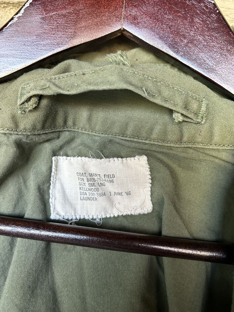 Kurtka field jacket data 1966 amerykaskiej armii lotnictwo small long