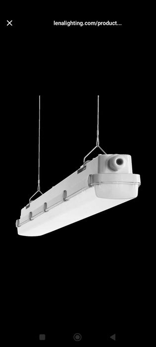 Tytan 2 LED Lena lighting lampa wisząca ip 66 7850lm ind 909726