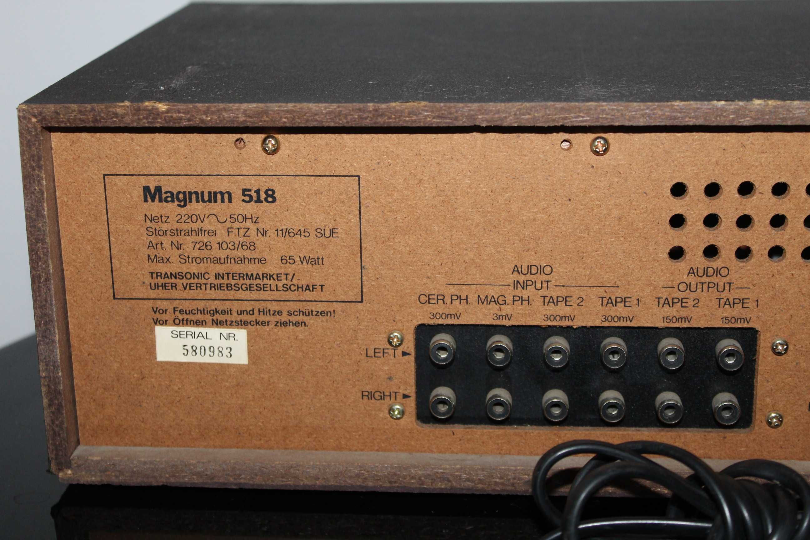 MAGNUM 518 Amplituner wzmacniacz audiofilski vintage Wysyłka