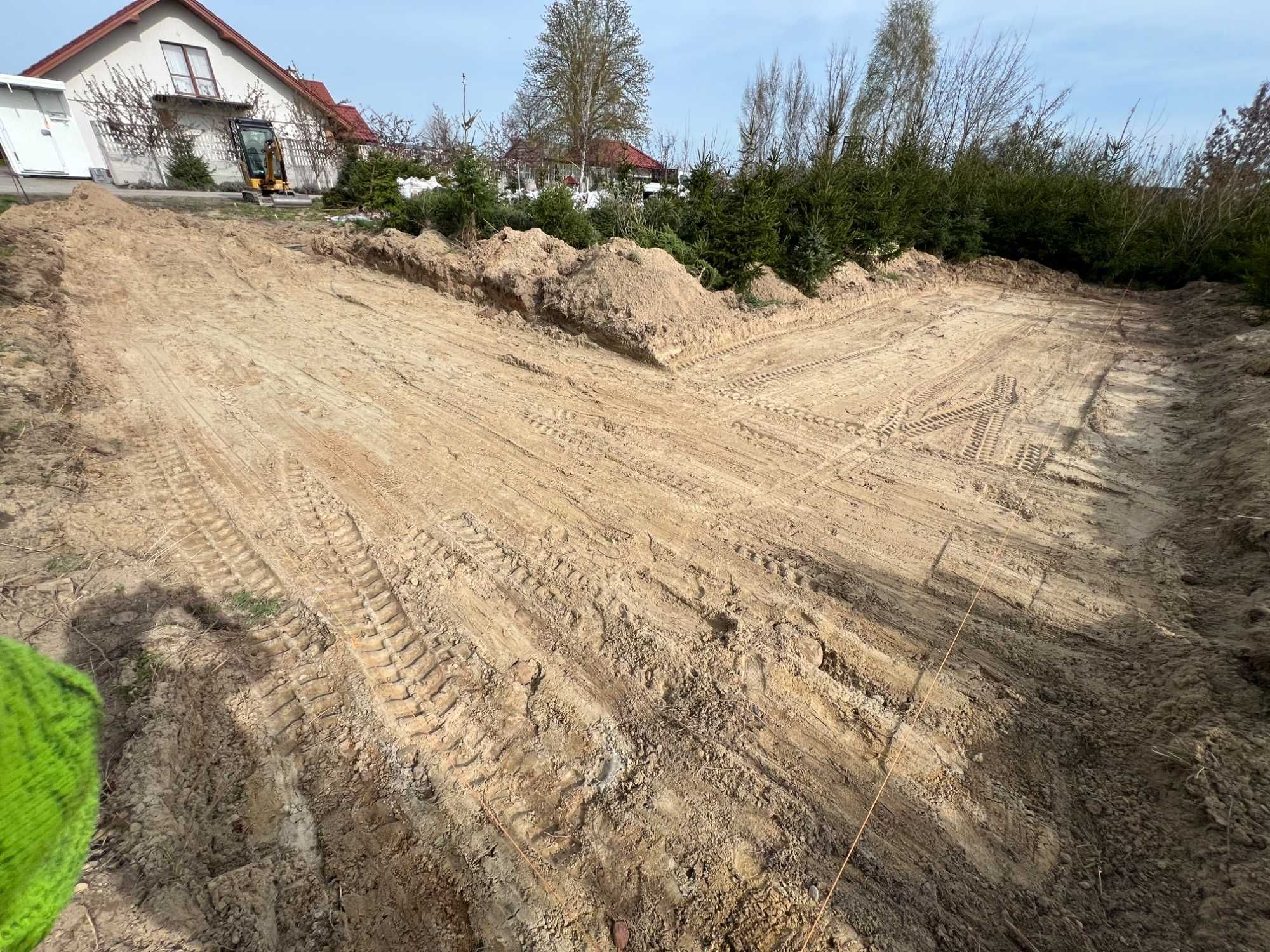 Usługi minikoparką, Prace ziemne, Wywrotka, Glebogryzarka separacyjna