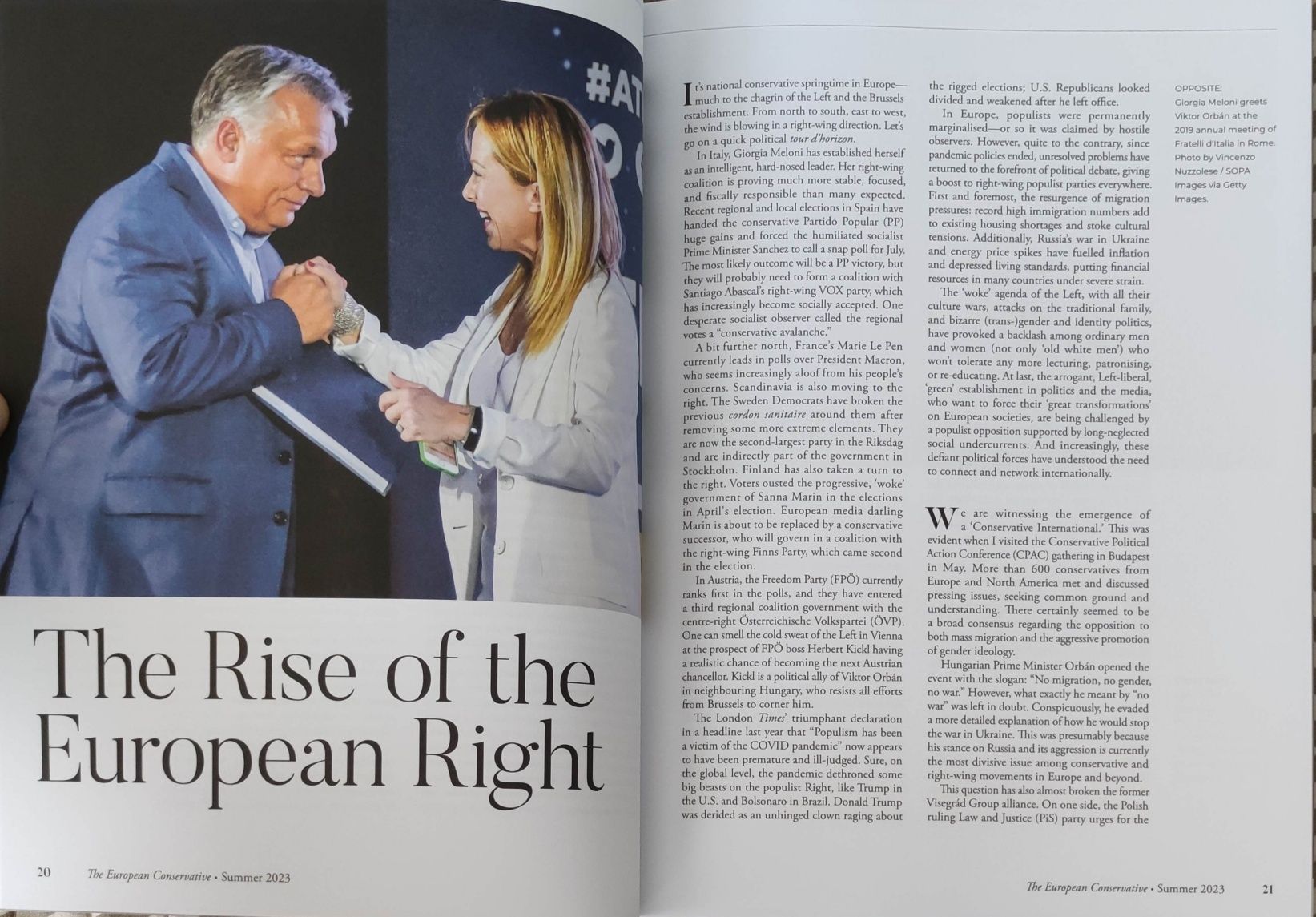Magazyn The European Conservative Issue 27 polityka konserwatyzm