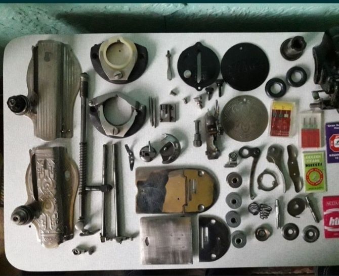 Запчасти швейных машин Веритас.