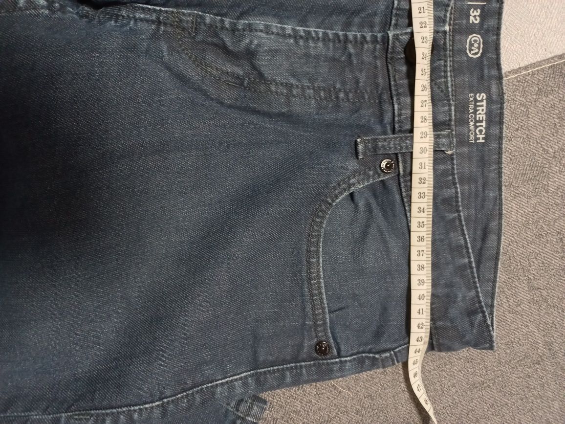 Spodnie jeans męskie r.32