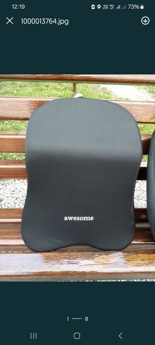 ортопедична подушка - підголівник в автомобіль, офісне, ігрове крісло