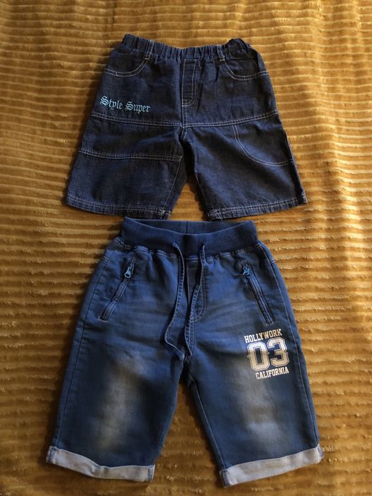 Spodenki jeansowe r.128