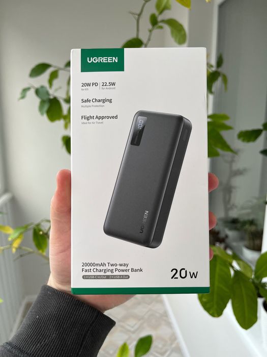 Новий павербанк UGREEN 22.5W 20000mAh