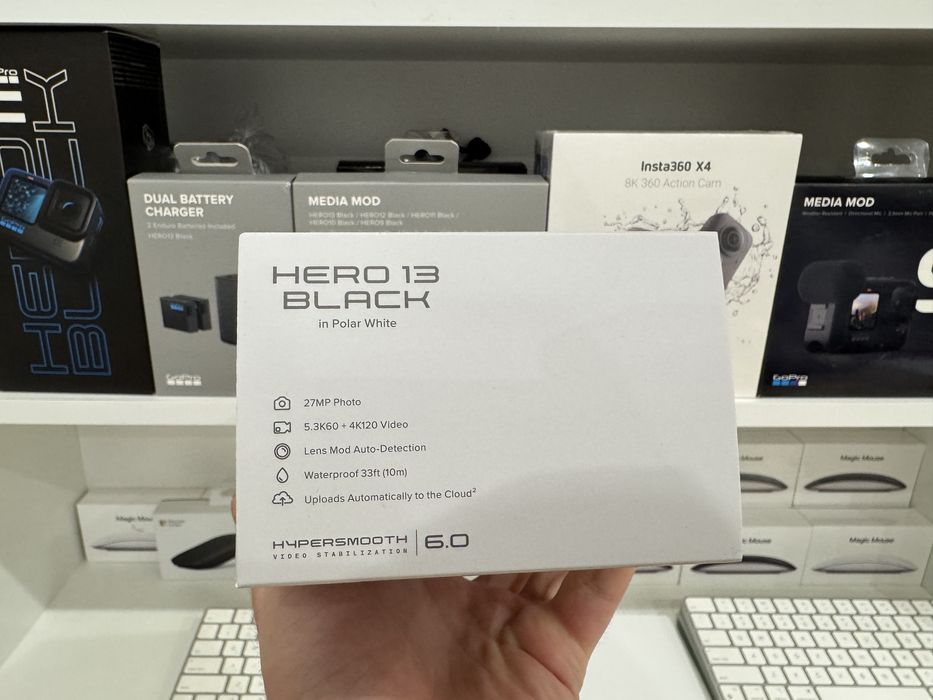 Екшен-камера GoPro 13 Black CHDHX-132 Polar White Нова Магазин