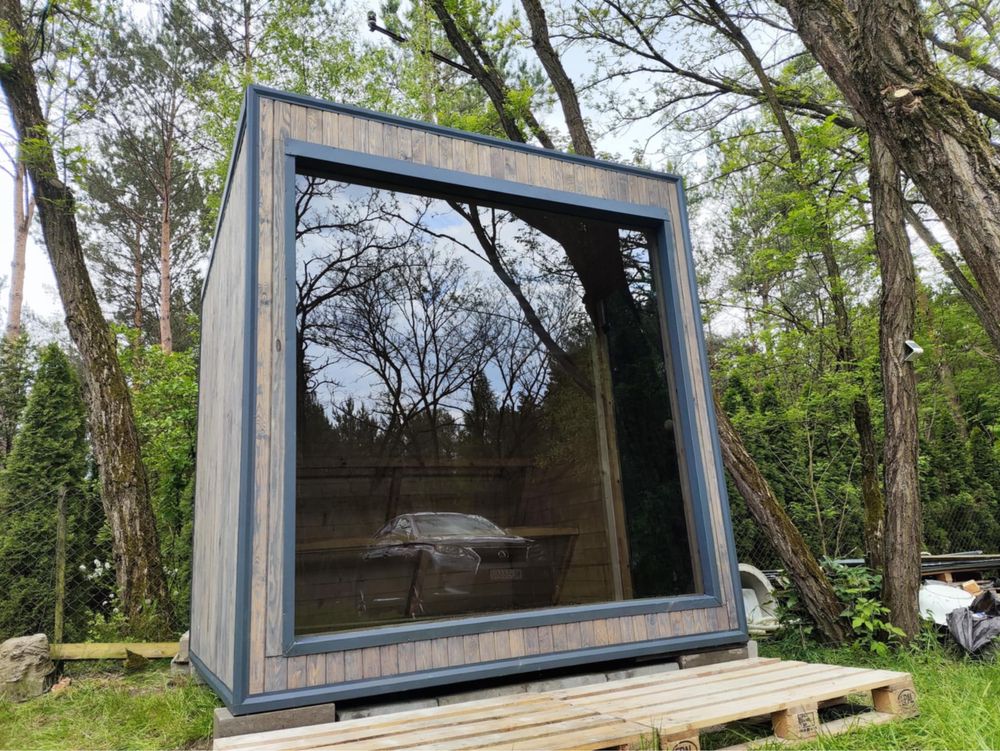 Sauna ogrodowa Panorama – komfort PRODUCENT SPA HARVIA OPALANY LUB ELE