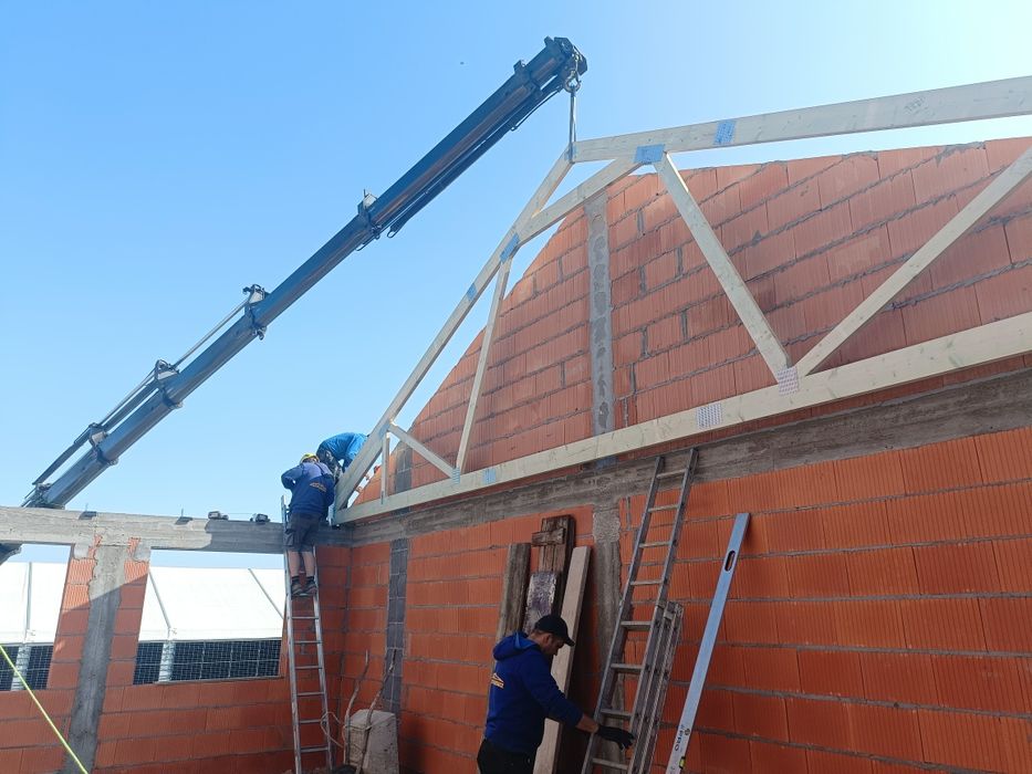 Usługi hds transport dźwig platforma