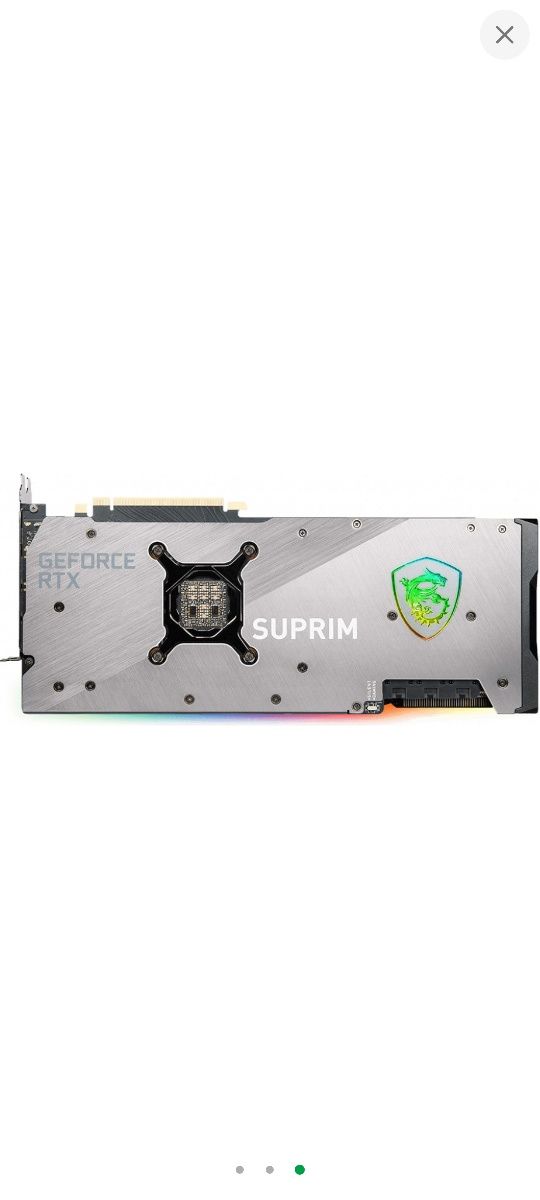 Игровая видеокарта MSI 3080 ti suprim x