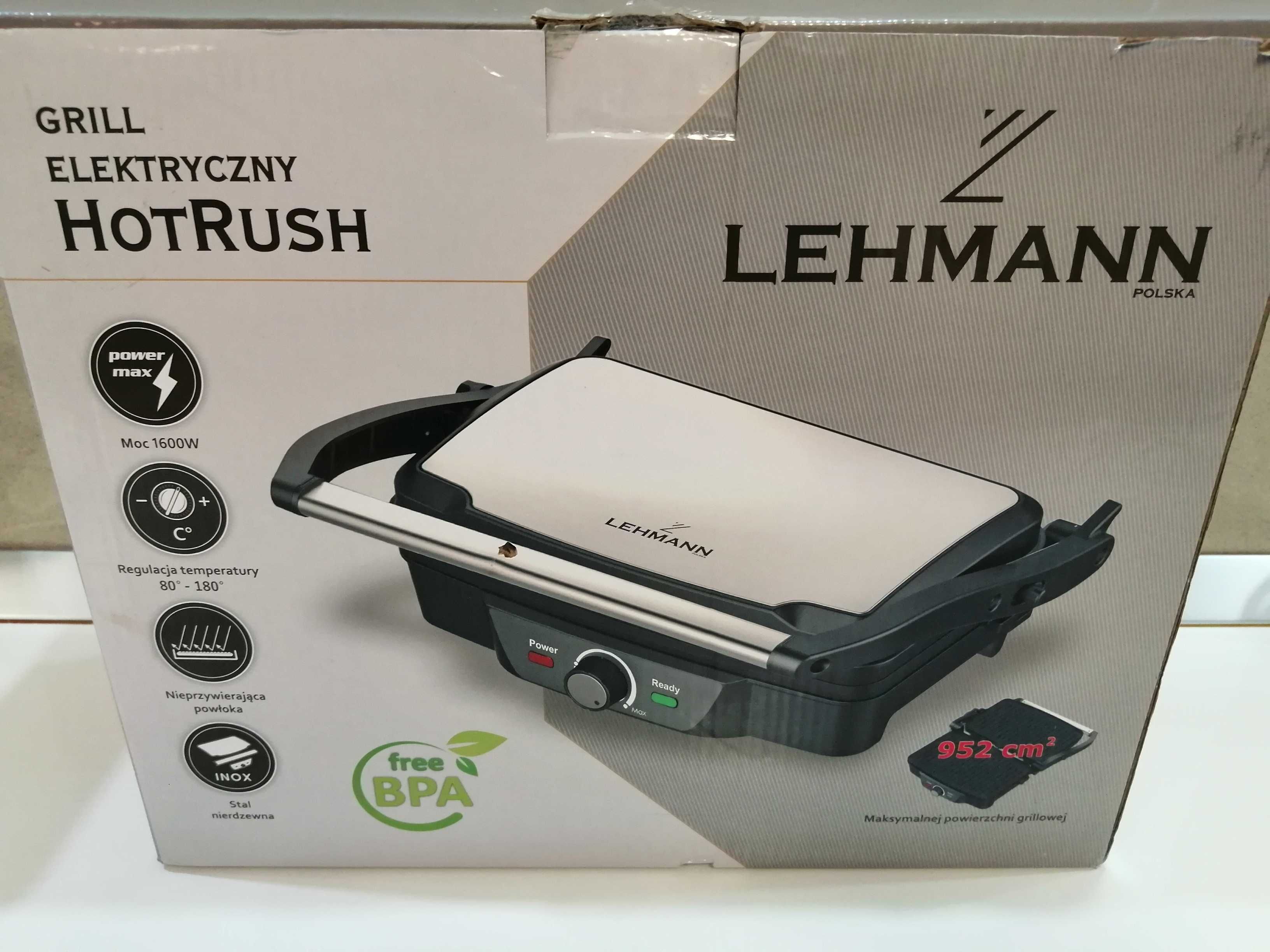 NOWY Grill elektryczny  opiekacz  LEHMANN