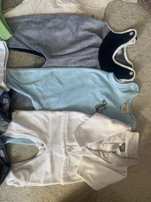 Ubranka chłopięce zestaw 11 sztuk r. 56