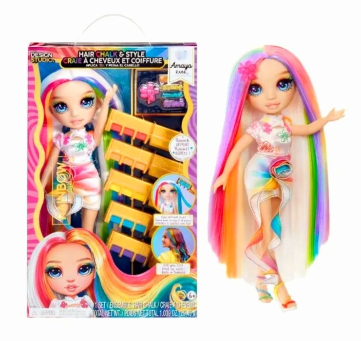 Lalka Amaya Rainbow High Hair Chalk & Style