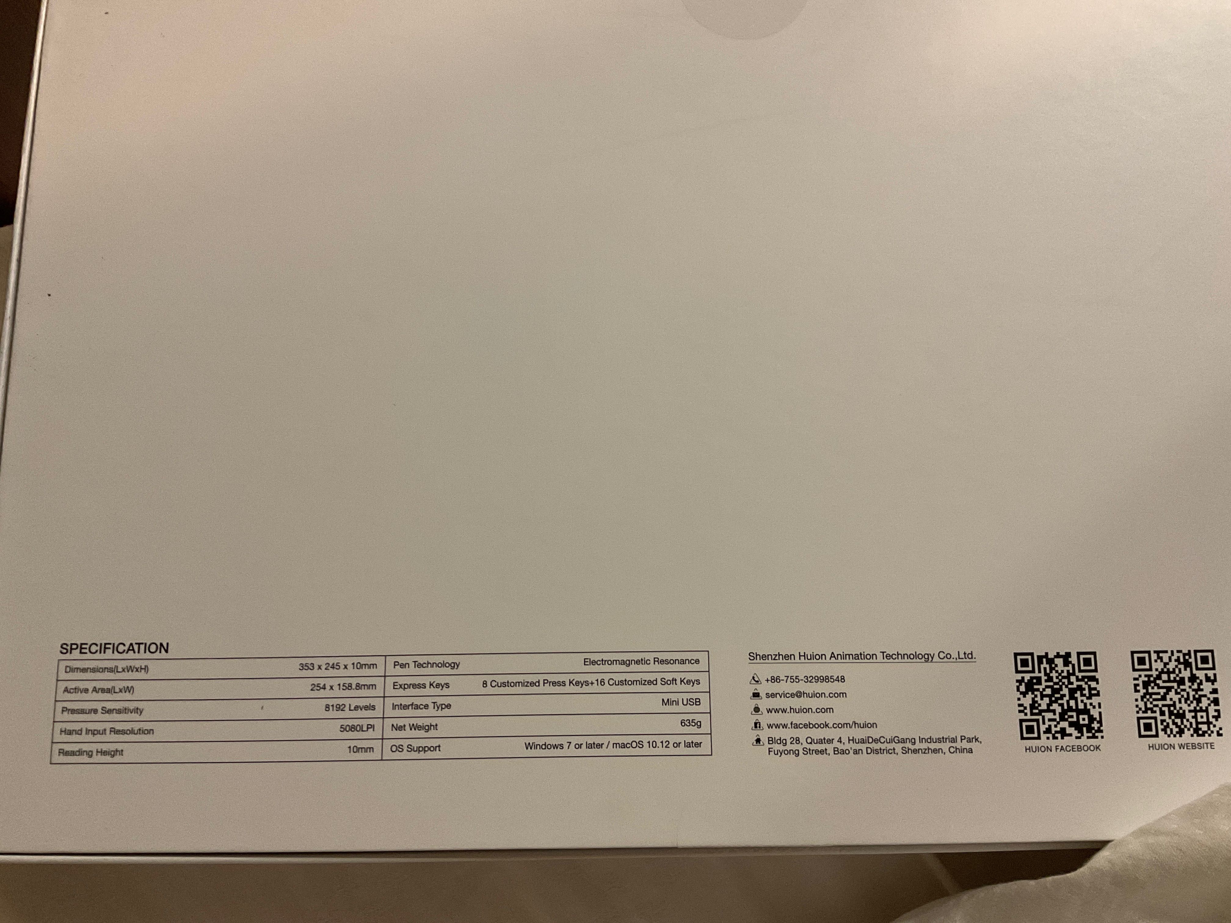 Графічний планшет Huion H610PRO V2