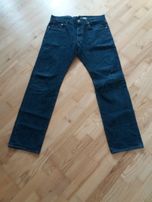 chłopięce jeansy h&m 170 175 granatowe