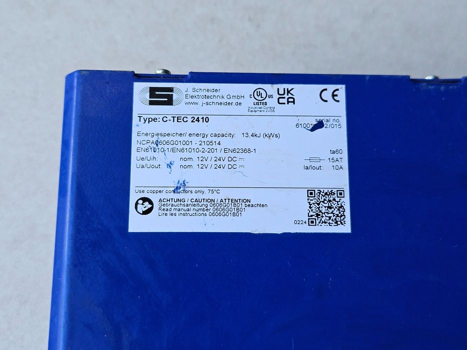 Moduł magazynu energii J. Schneider C-TEC 2410 24V 10A NOWE