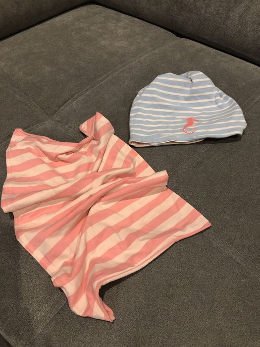 Czapka wiosenna dwustronna