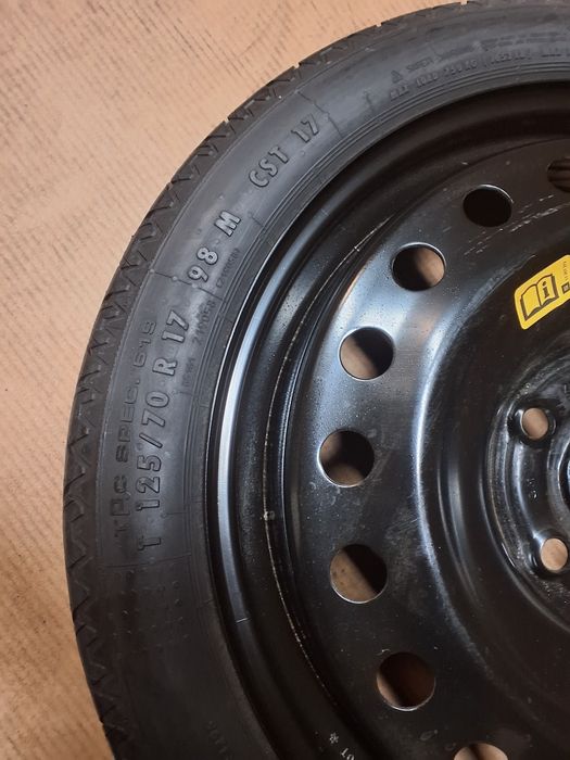 5x120 KOŁO DOJAZDOWE OPEL INSIGNIA 125/70R17 dojazd zapas