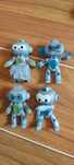Zestaw robotów, figurki kolekcjonerskie 4szt