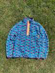 Bluza polarowa Polar Columbia multicolor niebieskiPatagonia streetwear