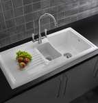 Zlew zlewozmywak reginox rl 301 nowy ceramiczny biały