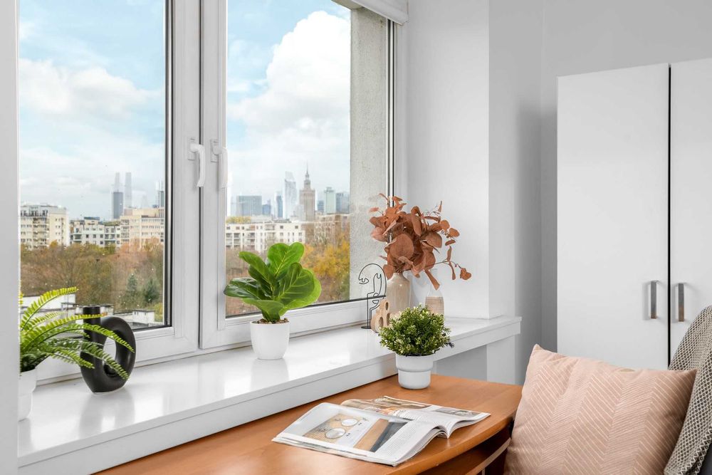 OD ZARAZ przytulny pokój w Centrum Warszawa Powiśle Solec SUPER WIDOK