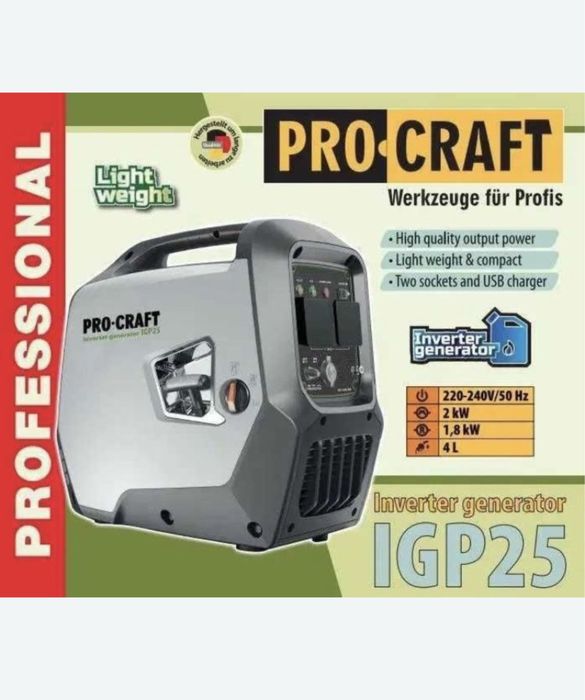 Продам инвекторный генератор Procraft IGP25