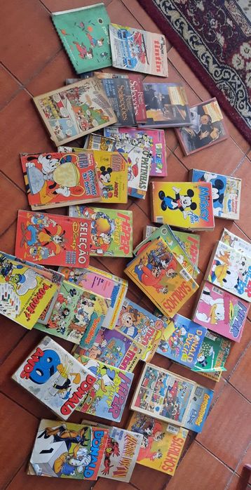 Livros antigos da Banda Desenhada