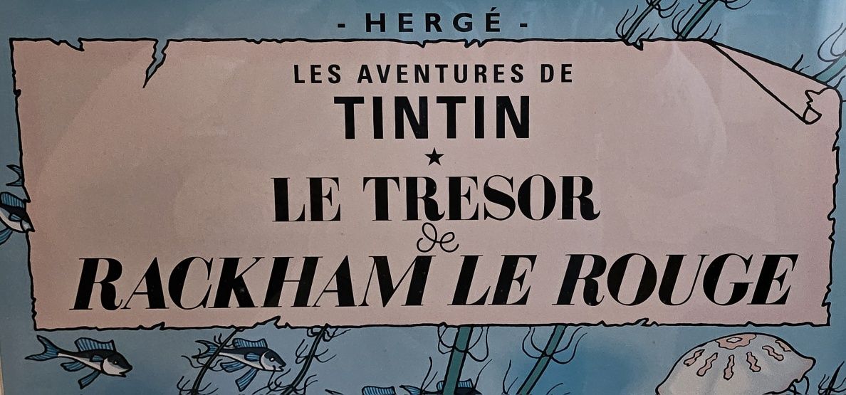 Quadro Tintin - LE TRÉSOR DE RACKHAM LE ROUGE