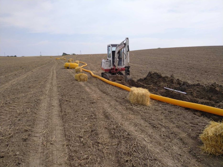 Usługi melioracyjne drenaże studnie chłonne odmulanie rowów