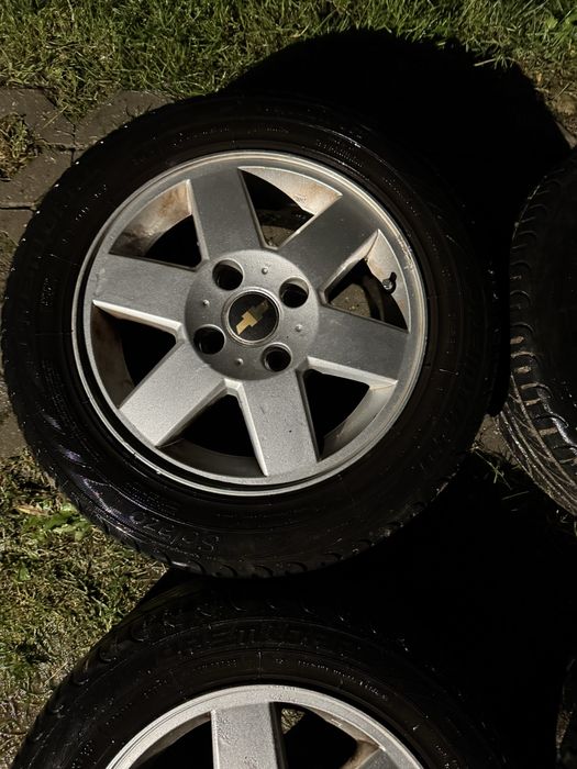 Felgi Chevrolet 4x100 Opony 195/60/15 Aveo Lacetti Opel Kia Hyundai