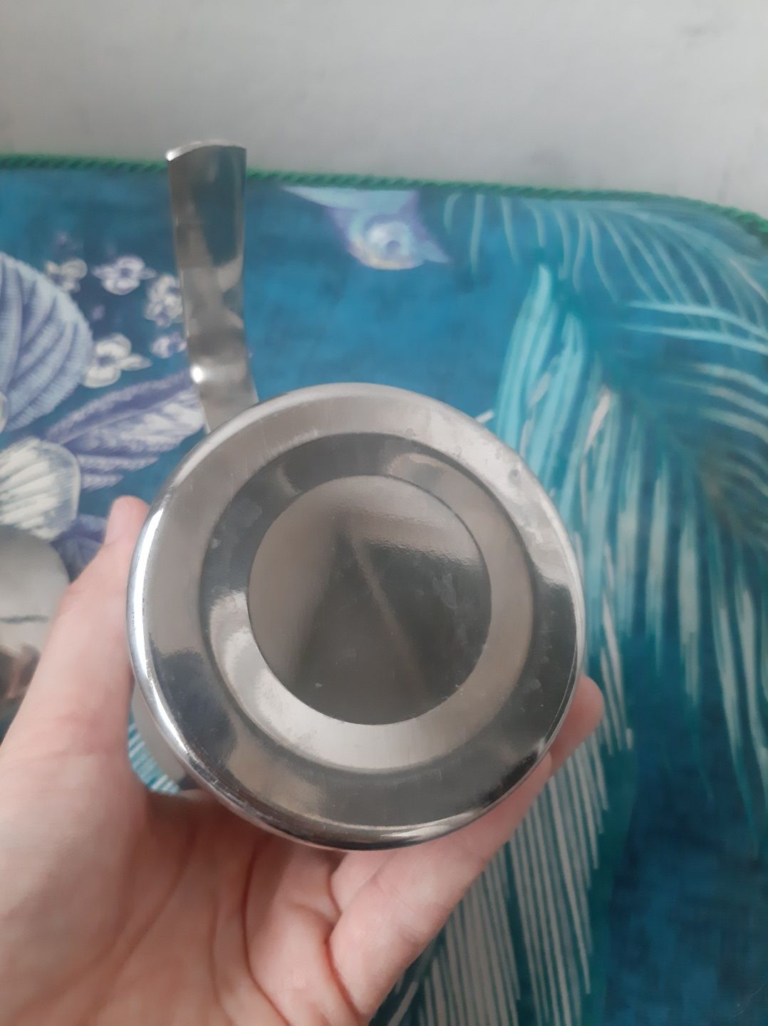 Spieniacz do mleka, dzbanek do spieniania mleka stalowy 400 ml