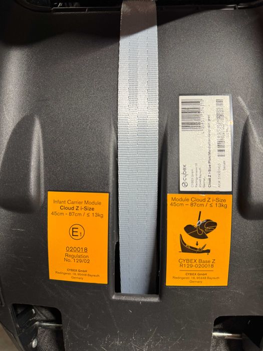 Fotelik/Nosidło Cybex Cloud+baza obrotowa I-SIZE Isofix dla niemowląt