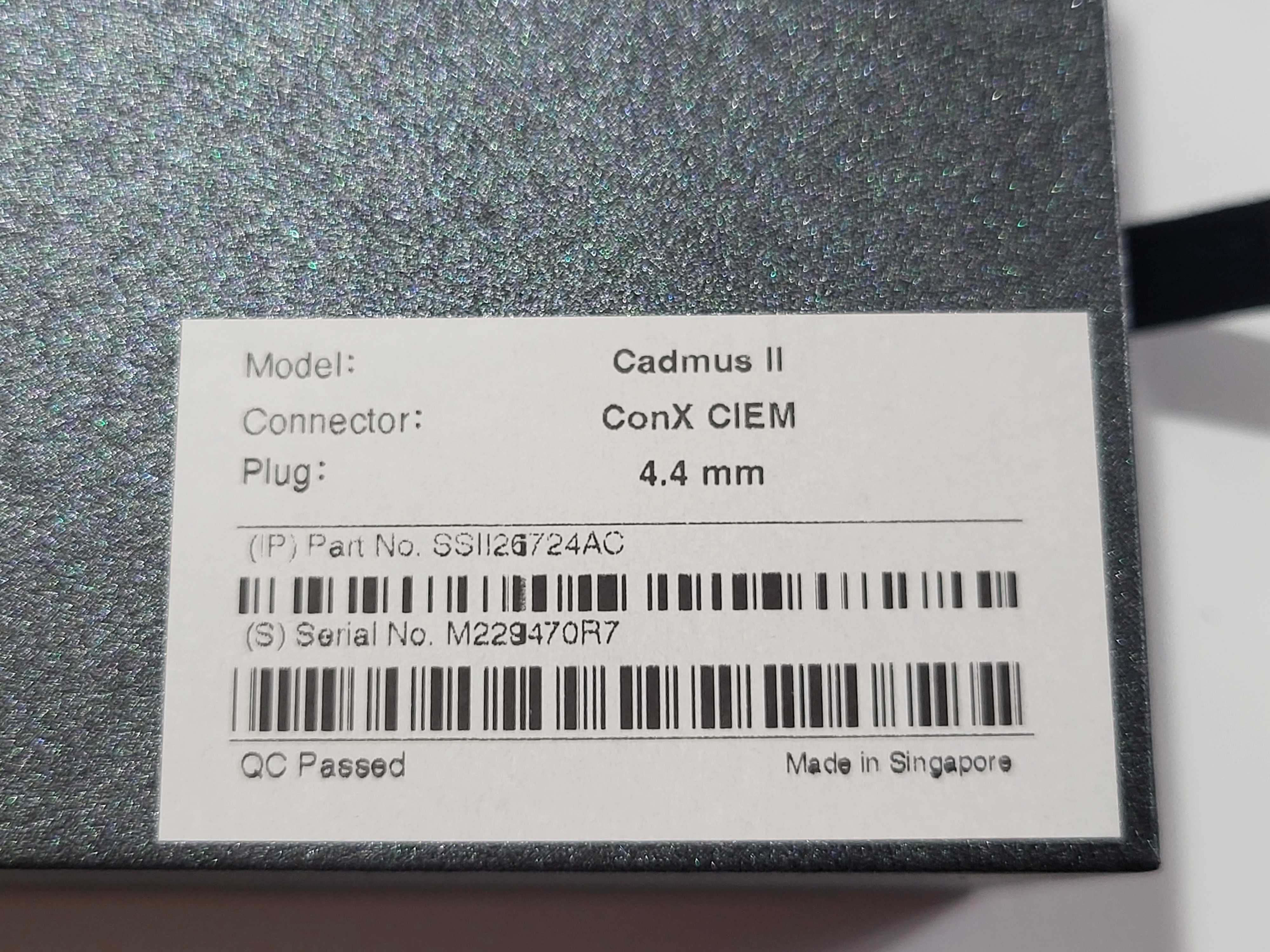 Модульний кабель Effect Audio Signature Series Cadmus S II conX 4.4mm