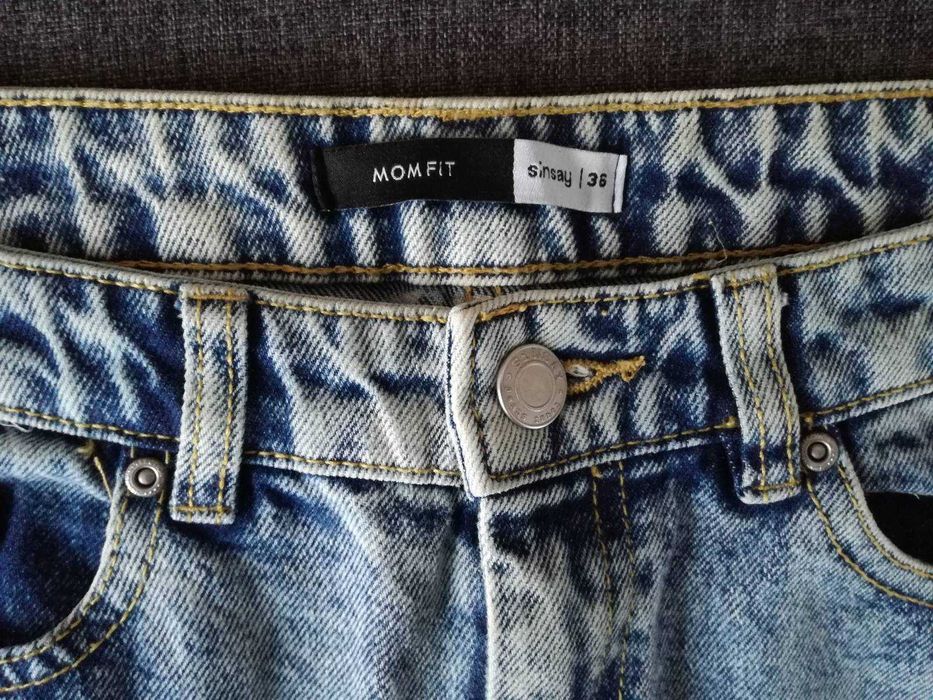 Spodnie jeansowe damskie Sinsay MOM FIT 36