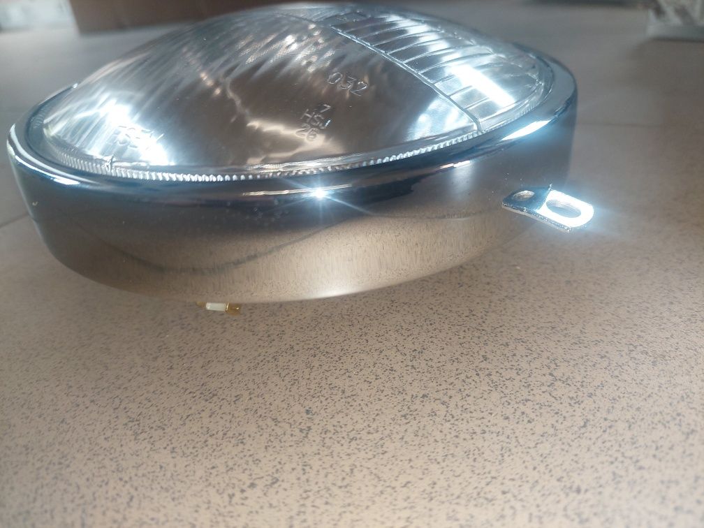Nowy zestaw naprawczy lampy przód wsk 125 175 b3 jednoramowa szklo ram