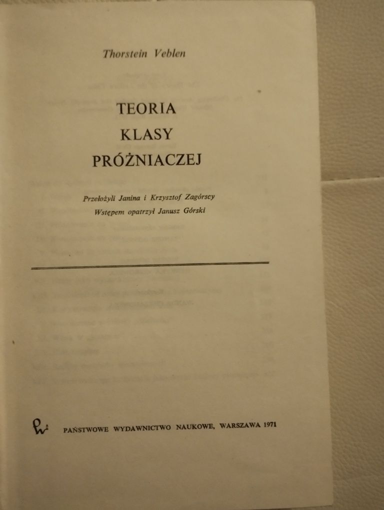 Veblen teoria klasy próżniaczej