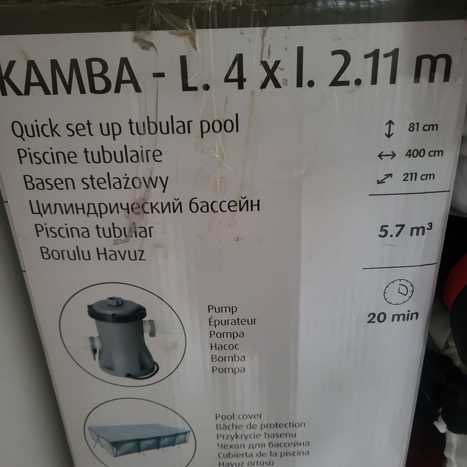 Basen bloom 4x2 z pompą piaskową i pelnym wyposażemiem