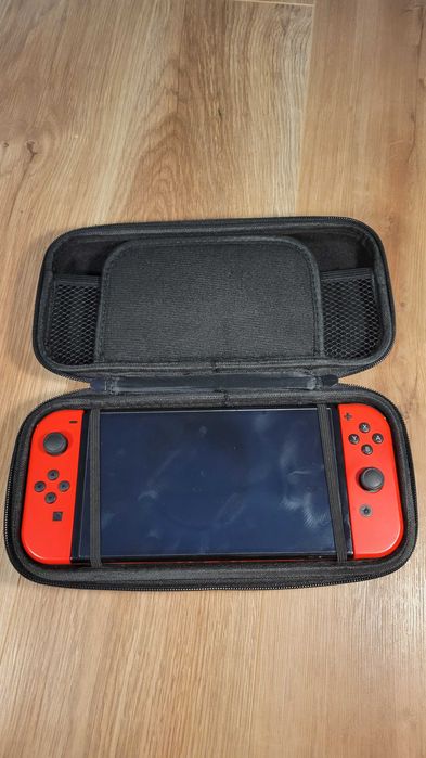 NINTENDO SWITCH OLED mario edition +gry, akcesorja