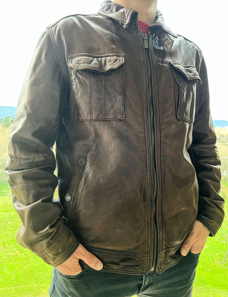 Casaco pele Massimo Dutti