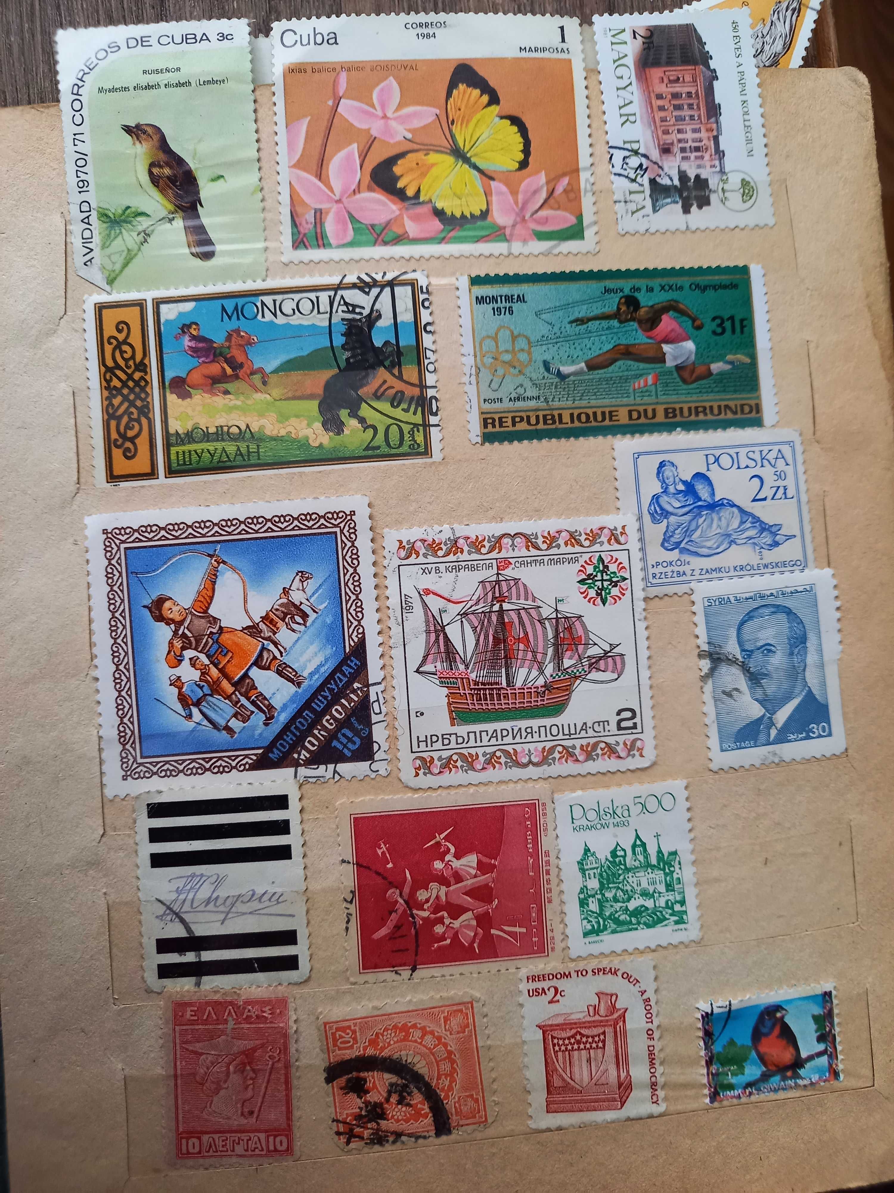 РАСПРОДАЖА большой коллекции почтовых марок (разные страны) подборка 2