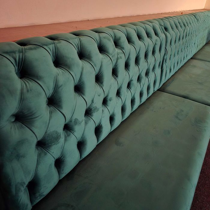 Kanapa barowa Chesterfield GŁĘBOKIE PIKOWANIE! - PRODUCENT - !!
