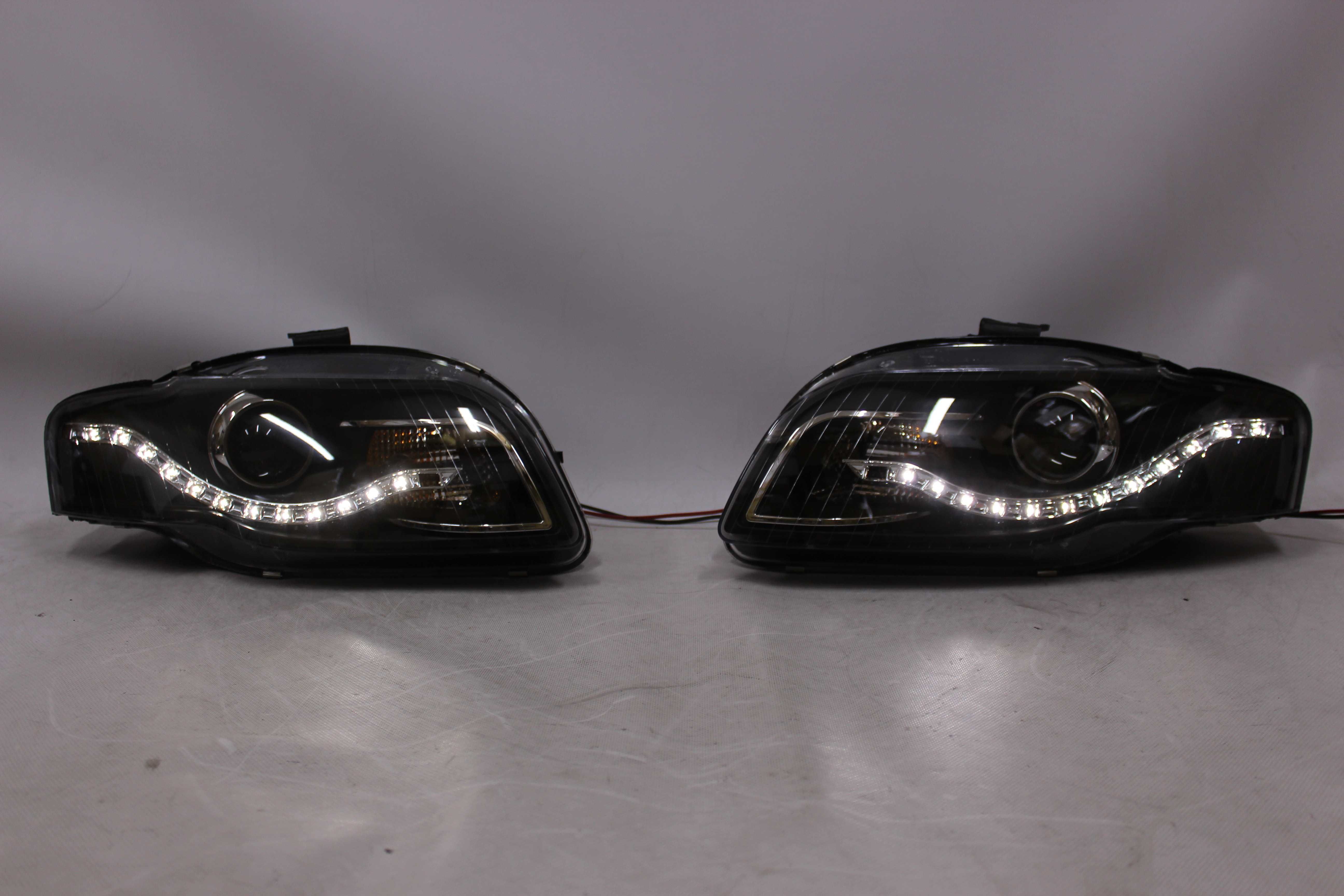 Lampy reflektory przednie przód AUDI A4 B7 04-08 LED BAR NEON IGŁA