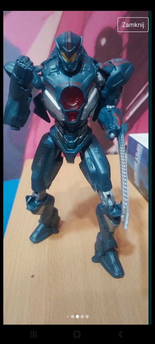 Figurka Pacific Rim Gipsy Avenger akcesoria części ruchome .