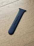 Oryginalny Pasek Apple Watch silikon sport 42/44/45/46/49mm granatowy