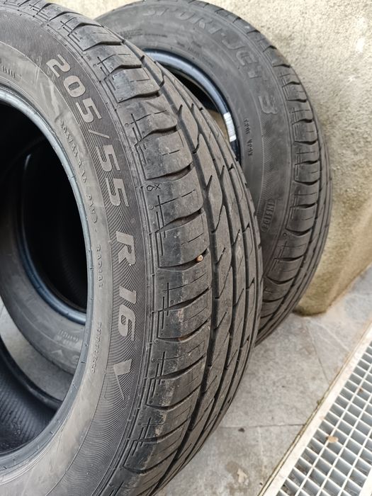 Pneus 205.55.16 Ótimo estado 80%