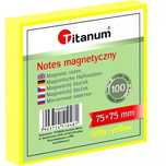 Notes elektorstatyczny 75x75mm 100K żółty. Titanum