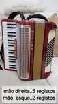Acordeão Hohner, 3a voz,  teclas