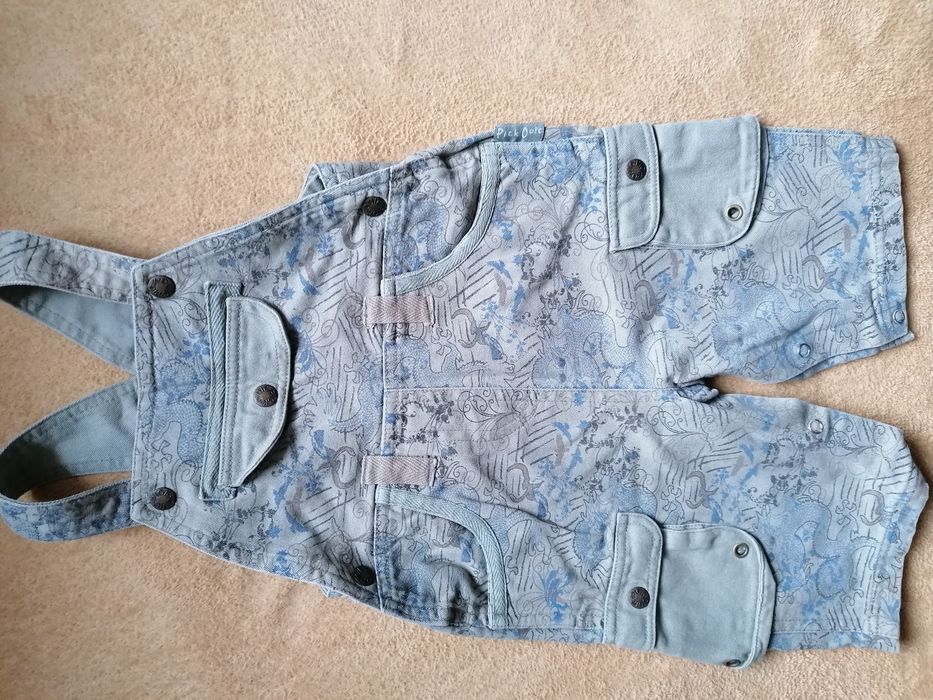 Ogrodniczki chłopięce 6-mcy