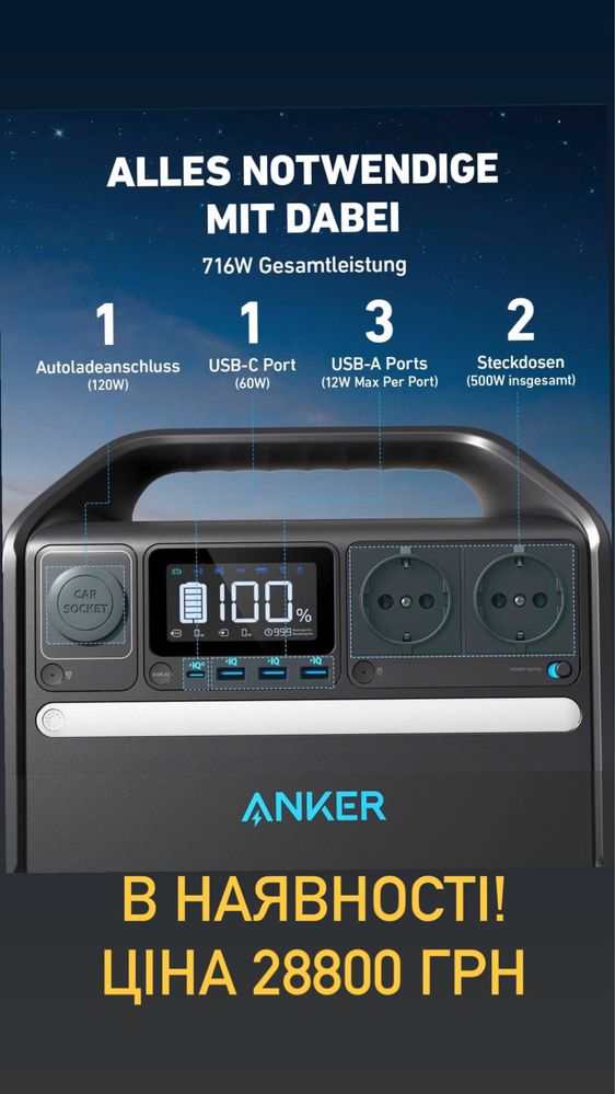 Продаж Anker 535 14000 грн